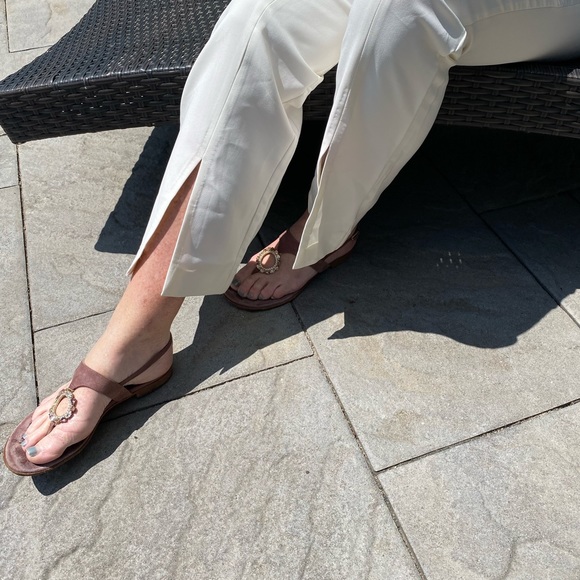 White Split Pant - Picture 2 of 2